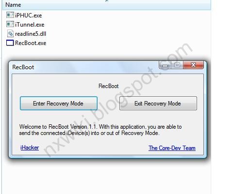recboot iphone for windows